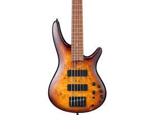 Ibanez SR505EPB 5-String Electric Bass Flat Brown Burst Ibanez SR505EPB 5-String Electric Bass Flat Brown Burst