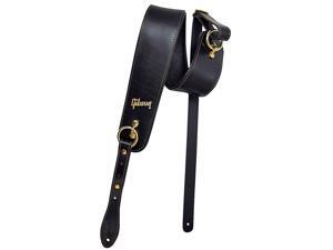 Gibson Premium Saddle Guitar Strap Black Gibson Premium Saddle Guitar Strap Black