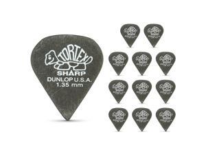 Dunlop Tortex Sharp Guitar Picks 1 Dozen 1.35 mm Dunlop Tortex Sharp Guitar Picks 1 Dozen 1.35 mm
