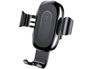 Wireless Car Charger Mount Auto Clamping 10W Qi Fast Charging Phone Holder Gravity Sensor Air Vent Cell Phone Holder for iPhone Xs Max Xr Xs X/8 Plus 8 Samsung Galaxy S10 S10+ S10e S9 S9+