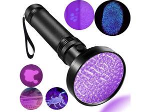 UV Black light Flashlights 100 LED 395 nm Ultraviolet Pet Urine Detector for Dog Cat Bed Bugs Scorpions