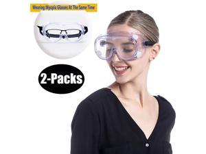 Safety Goggles Over Glasses Lab Work Eye Protective Eyewear Lentes Protectores 