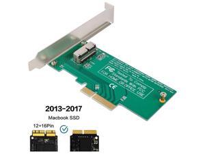 Werleo Pcie Ssd Adapter Card For 13 14 15 16 17 Macbook Air Pro Retina Hard Drive Controller Converter To Desktop Pci Express X4 Support Model A1465 A1466 A1398 A1502 Newegg Com