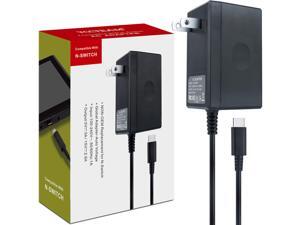 AC Adapter Charger for Nintendo Switch, Switch Charger AC Adapter Power Supply 15V 2.6A Fast Charging Kit for Switch Dock / Switch Lite and Pro Controller (Support TV Mode) AC Adapter Charger for Nintendo Switch, Switch Charger AC Adapter Power Supply 15V 2.6A Fast Charging Kit for Switch Dock / Switch Lite and Pro Controller (Support TV Mode)