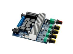 WERLEO  DC12V-24V 2.1 Channel TPA3116 Subwoofer Amplifier Board High Power Bluetooth Audio Amplifier Board 2 x 50W+100W