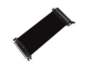 Werleo New PCI Express PCIe 3.0 16x Flexible Cable Card Extension Port Adapter High Speed Riser Card - 30cm 180 degrees Werleo New PCI Express PCIe 3.0 16x Flexible Cable Card Extension Port Adapter High Speed Riser Card - 30cm 180 degrees