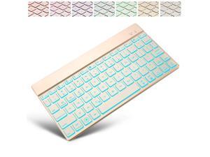 Wireless Bluetooth Keyboard for iPad Pro 129  11  105  97 inch  iPrd Mini 1 2 3 4 5  7 Color Backlit Keyboard  Keyboard for 3 System Tablet iPhone iOS Mac Galaxy Android Windows