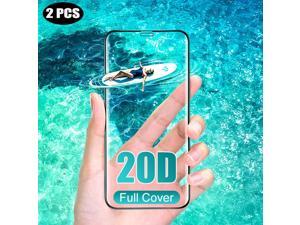 2PCS 20D Curved Edge Full Cover Tempered Glass Screen Protector For Apple For iPhone X Protection Film