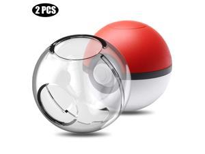 WERLEO Protective Case for Nintendo Switch Pokeball Plus Controller Accessories Hard Cover Case for Switch Pokeball Childern Kids Poke Ball Plus Pikachu Eevee Case Clear