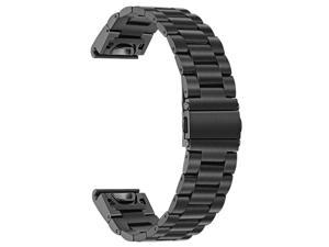 WERLEO Band Replacement Compatible with Garmin Fenix 5  5 Plus  Forerunner 935  945 Premium Stainless Steel Metal Watch Band with Quick Release Connector Fit Fenix 5  5 Plus  Forerunner 935 945