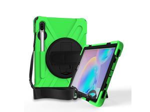 Samsung Galaxy Tab S6 Case [Support S Pen Wireless Charging] Hybrid Heavy Duty Shockproof Case with Pen Holder Hand Strap / Shoulder Strap / Kickstand for Galaxy Tab S6 10.5 2019 SM-T860 / T865 / T867