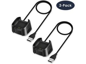 Werleo Compatible with Fitbit watch Versa Charger 2-Pack Replacement USB Charging Cable Dock Stand for Versa / Versa Lite / Versa SE Werleo Compatible with Fitbit watch Versa Charger 2-Pack Replacement USB Charging Cable Dock Stand for Versa / Versa Lite / Versa SE
