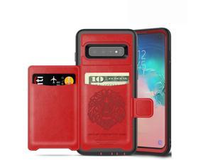 Galaxy S10e Case Sumsung S10e Wallet Card Slots Holders Kickstand Flip Cover Bumper PU Leather TPU Rubber Hard PC Frame Magnetic Slim Shockproof Durable Shockproof Protective Case Cover