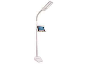 OttLite Dual Shade LED Floor Lamp with USB Charging Port | 4 Brightness Level, Adjustable Stand for Tablets, iPad, Galaxy, Surface, Fire, Kindle, Smartphones, Books, Magazines, Newspapers OttLite Dual Shade LED Floor Lamp with USB Charging Port | 4 Brightness Level, Adjustable Stand for Tablets, iPad, Galaxy, Surface, Fire, Kindle, Smartphones, Books, Magazines, Newspapers