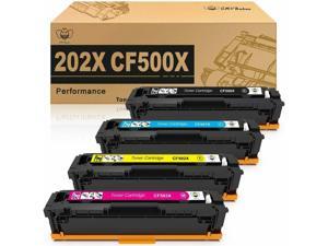 4PK Toner Cartridge for HP 202X CF500X Color LaserJet Pro M254dw M281cdw M281fdw 4PK Toner Cartridge for HP 202X CF500X Color LaserJet Pro M254dw M281cdw M281fdw