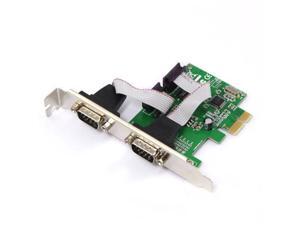 High Speed 2 Port RS-232 RS232 Serial Port COM to PCI-E PCI Express Card NEW High Speed 2 Port RS-232 RS232 Serial Port COM to PCI-E PCI Express Card NEW