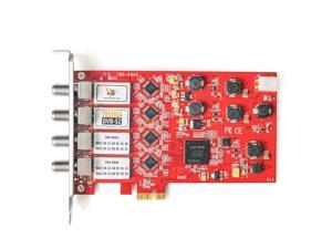 TBS6904 DVB-S/S2 Quad Tuner PCIe Card - 4 tuner DVBS/S2 TV Tuner Card