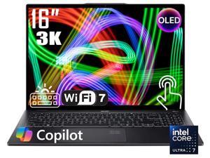 Acer Swift AI Copilot PC Laptop, 16" 2.8K OLED Touchscreen 100% DCI-P3 Display, Intel Core Ultra 7 Series 2 256V(Up to 4.8GHz), 16GB LPDDR5X 1TB SSD, Backlit Keyboard, Wi-Fi 7, Win11 Home