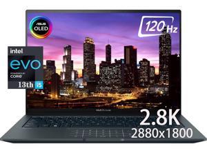 ASUS Zenbook 145 28K 2880 x 1800 Business Touch Laptop 120Hz OLED 550nits Display Intel Evo i513500H 12core 8GB LPDDR5 RAM 1TB PCIe 40 SSD Backlit KB Fingerprint Thunderbolt 4
