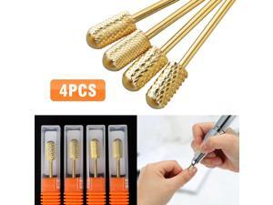 4pcs Safety Cylindrical Round Carbide Bit 3/32 Electric Drill Nail Art Tool Set 4pcs Safety Cylindrical Round Carbide Bit 3/32 Electric Drill Nail Art Tool Set
