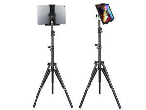 Foldable Height Adjustable Floor Tablet Tripod Stand Mount For iPad Cell Phone Foldable Height Adjustable Floor Tablet Tripod Stand Mount For iPad Cell Phone