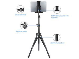 Foldable Height Adjustable Floor Tablet Tripod Stand Mount For iPad Cell Phone Foldable Height Adjustable Floor Tablet Tripod Stand Mount For iPad Cell Phone