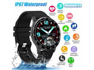 Touch Smart Watch Women Men Heart Rate Blood Pressure Bracelet For IOS Android
