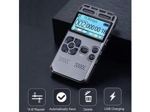 64GB Rechargeable LCD Digital Audio Sound Voice Recorder Dictaphone MP3 Player 64GB Rechargeable LCD Digital Audio Sound Voice Recorder Dictaphone MP3 Player