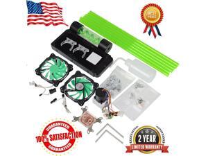 DIY PC Water Cooling Kit 240mm Radiator Pump Reservoir CPU Block Rigid Tubes DIY PC Water Cooling Kit 240mm Radiator Pump Reservoir CPU Block Rigid Tubes