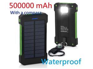 Waterproof 500000mAh Dual USB Portable Solar Battery Charger Solar Power Bank G Waterproof 500000mAh Dual USB Portable Solar Battery Charger Solar Power Bank G