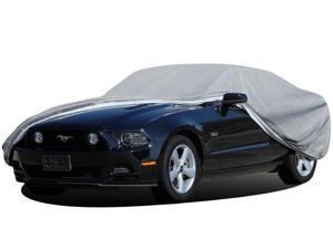 3 Layer Auto Car Cover Indoor Outdoor Waterproof Breathable Fleece Lining 204"