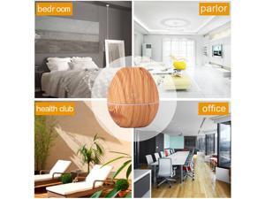 Air Humidifier Desk Yoga Spa Living Room Oil Diffuser Olive Shape Cool Colorful LED Diffuser Light for Office Home