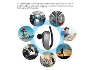 Q2 Bluetooth Headphones Stereo Bluetooth 4.1 In-ear Sport Sweatproof Headsets Noise Cancelling Music Earphones Hands-free w / Mic Gray for iPhone 7 6s Samsung Galaxy S7 Note 6 Android iOS Smartphone