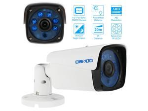 OWSOO 2000TVL 1080P AHD Bullet Camera 2.0MP 3.6mm 1/3’’ for Sony CMOS Sensor 6 Array IR LEDS Night Vision IR-CUT CCTV Security NTSC System