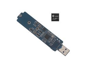 M.2 NVME to USB 3.0 Adapter M2 NGFF PCIE SSD Adapter Card Portable Hard Drive Enclosure Plug & Play