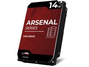 WP Arsenal 14TB SAS HDD 7200RPM 3.5-Inch DAS Hard Drive Compatible in NetApp, SuperMicro, Synology, JBOD Storage Expansion Enclosures