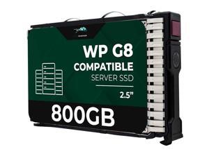 WP 800GB SAS 12Gb/s 2.5" SSD for HP ProLiant Servers | Enterprise Solid State Drive in HPE G8 G9 G10 Carrier Tray