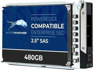 WP 480GB SAS 12Gb/s 2.5" SSD for Dell PowerEdge Servers | Enterprise Solid State Drive in 14G 15G Tray Compatible in R750 R650 R640 R740 R450