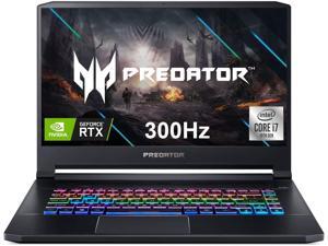 2021 Acer Predator Triton 500 PT515 Gaming Laptop, 15.6" FHD NVIDIA G-SYNC 300Hz Display, 10th Gen Intel Core i7-10750H, 32GB RAM, 1TB PCIe SSD, NVIDIA GeForce RTX 2070, RGB Backlit KB, Windows 10