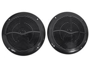 Pair   RMC65B 6.5" 600 Watt Waterproof Marine Boat Speakers 2-Way Black