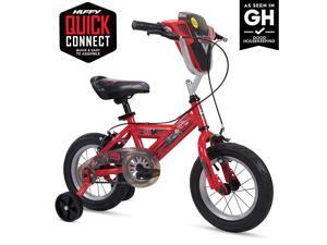 Huffy Disney Cars Kid Bike Quick Connect Assembly, Handlebar Plaque w/ Sounds & Training Wheels, 12" Red Huffy Disney Cars Kid Bike Quick Connect Assembly, Handlebar Plaque w/ Sounds & Training Wheels, 12" Red