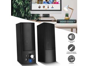 Stereo Bass Surround Sound USB Computer Speakers 2.0 Channel for Laptop Desktop Stereo Bass Surround Sound USB Computer Speakers 2.0 Channel for Laptop Desktop