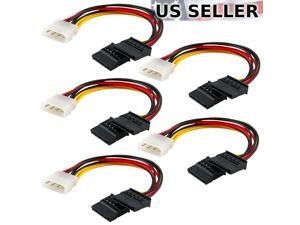 1x IDE//Molex//IP4//4-Pin To SATA 15 Pin Connector Converters Adapter Accessories