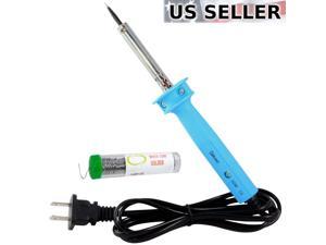 30W Pencil Tip Soldering Iron w/ Tube of Solder 63/37, 0.6mm 12.5g