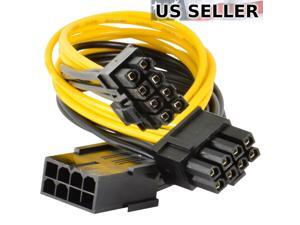 5-pack PCI-E 8-pin to 2x 6+2-pin Power Splitter Cable PCIE PCI Express 5X 5-pack PCI-E 8-pin to 2x 6+2-pin Power Splitter Cable PCIE PCI Express 5X