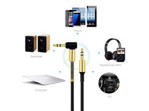 5-Pack 3.5mm AUX Cable Car Stereo Audio Headphone Jack Cord Right Angle Male/M 5-Pack 3.5mm AUX Cable Car Stereo Audio Headphone Jack Cord Right Angle Male/M