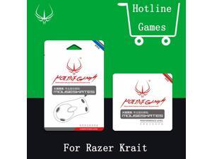 Original Hotline Games Mouse Feet For Razer 2013 krait Performance Level Teflon Mousepad For Gaming with free skinproof pad
