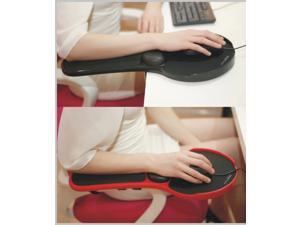 Memory foam Tables Chairs Computer Hand Bracket Wrist Support Mouse Pad Arm Shoulder Pad Mount 180 Rotating Gaming Mat for Table
