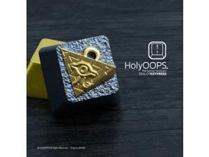 1 piece Holyoops 3D Aluminum Alloy Mechanical Keyboard Key Cap For YuGiOh Millenium Puzzle Anodic Oxide Keycap