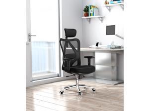 SIHOO M18-014 Mesh Ergonomic Office Chair Gamming Chair Desk Chair, Adjustable Headrests Chair Backrest and Armrest (Black) SIHOO M18-014 Mesh Ergonomic Office Chair Gamming Chair Desk Chair, Adjustable Headrests Chair Backrest and Armrest (Black)